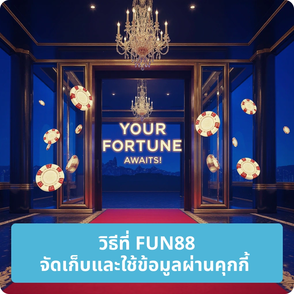 วิธีที่ FUN88 จัดเก็บและใช้ข้อมูลผู้เล่น