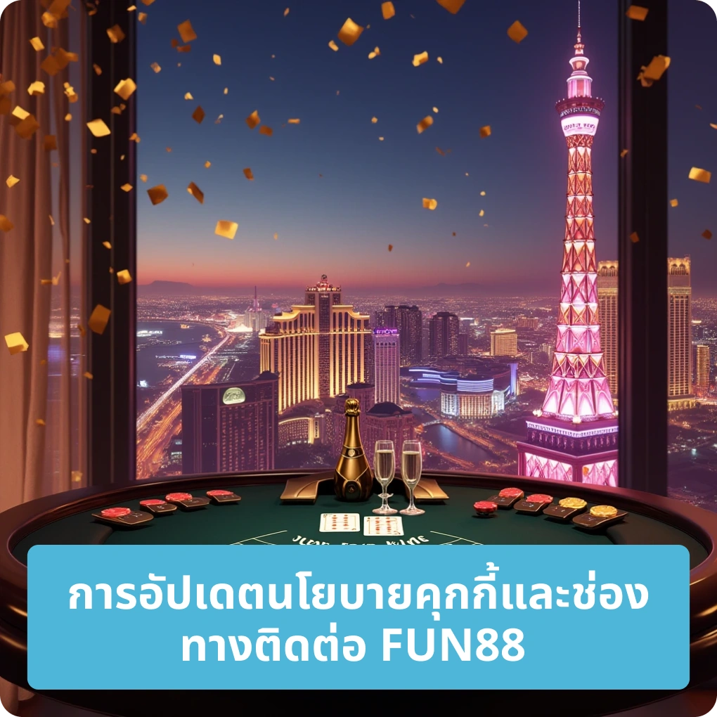 การอัปเดตนโยบายลูกค้าและช่องทางติดต่อ FUN88