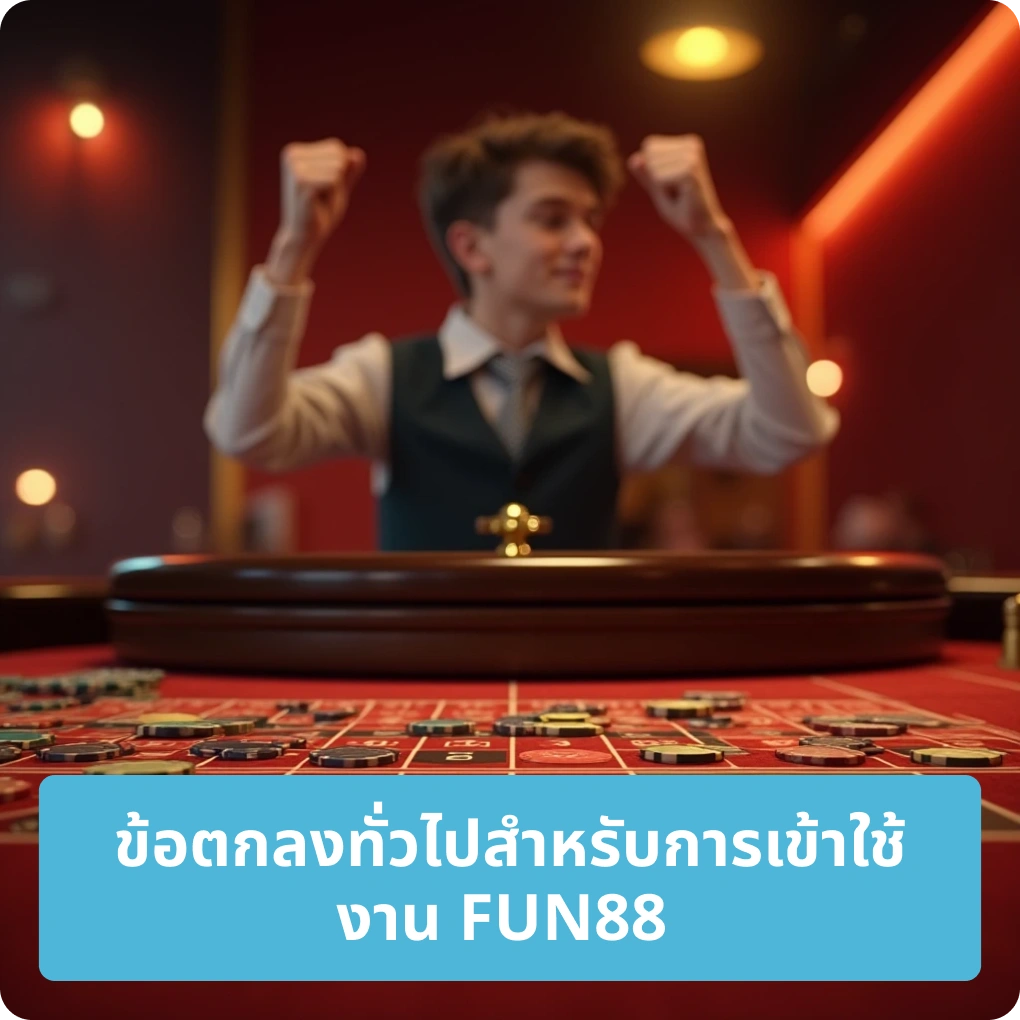 ข้อตกลงทั่วไปสำหรับการใช้งาน FUN88